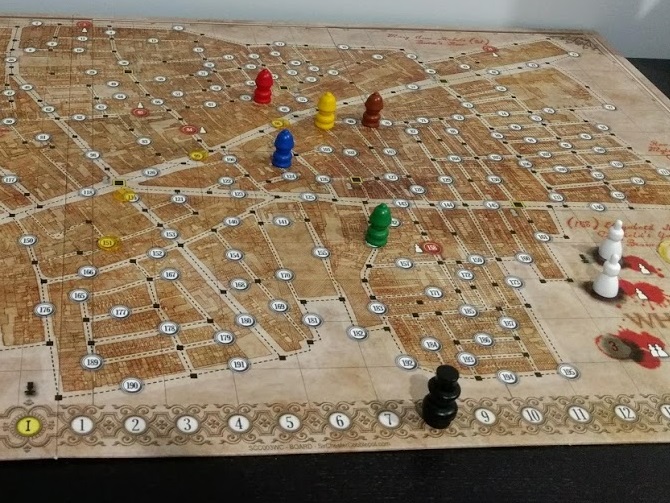 Night 3 in Letters from Whitechapel. The the investigators are closing in, and trying to stop Jack from reaching his hideout.