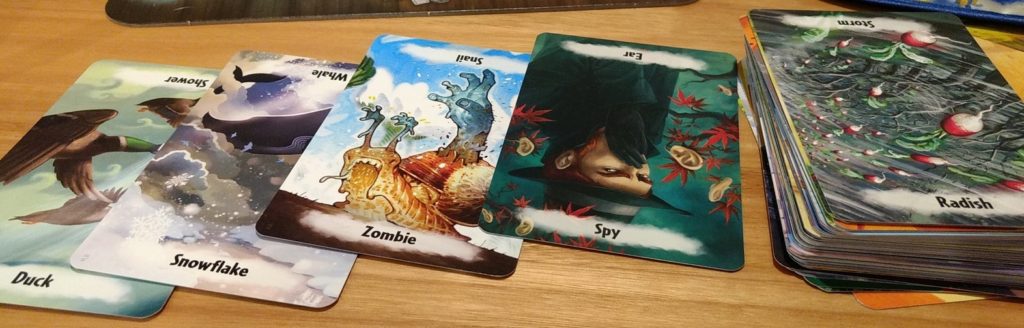 Some of the surprisingly beautiful card art for When I Dream