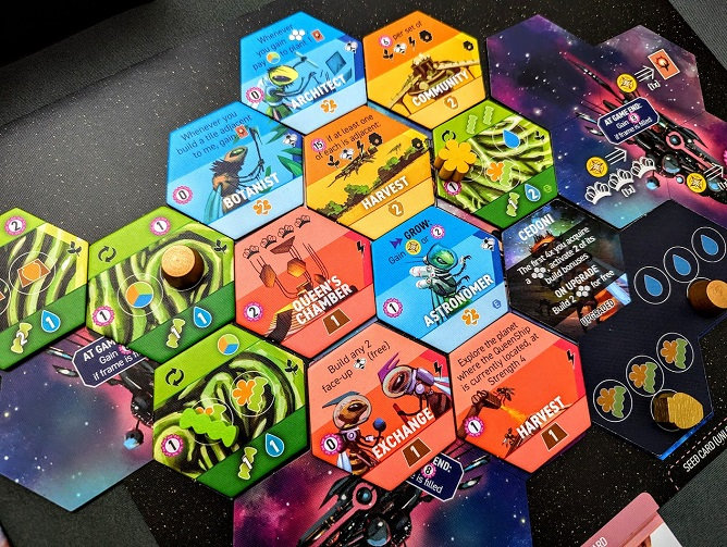 Tiles from Apiary Expanding the Hive including the new Cedoni race